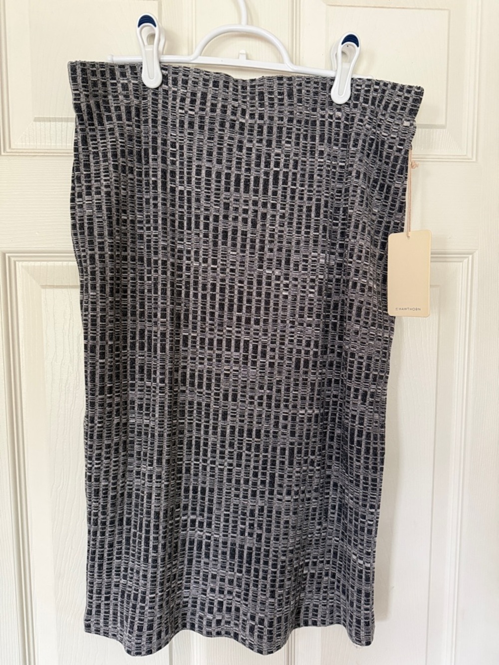 41 Hawthorn Gray Patterned Pencil Skirt